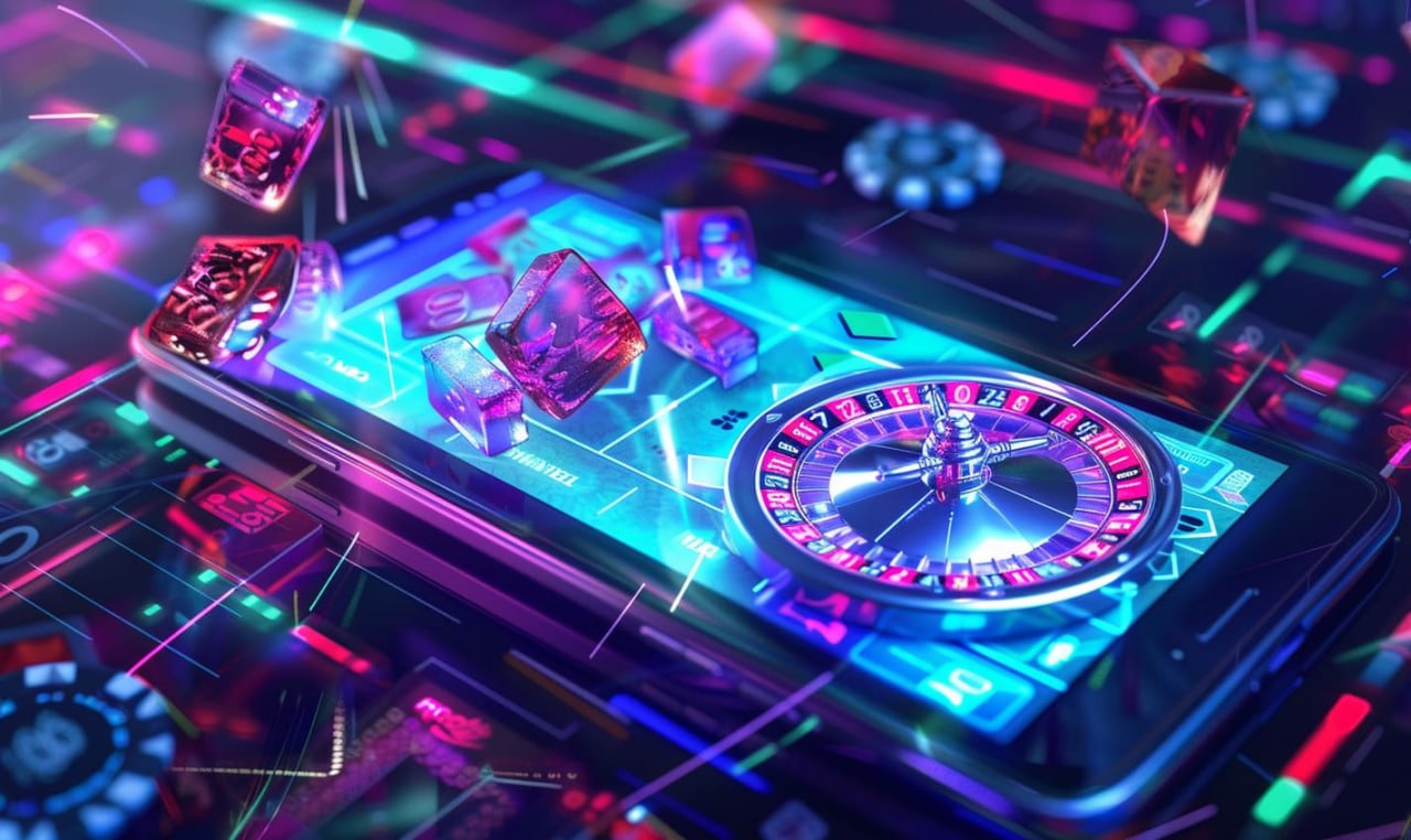 winvip slot game interface displayed on a mobile phone screen